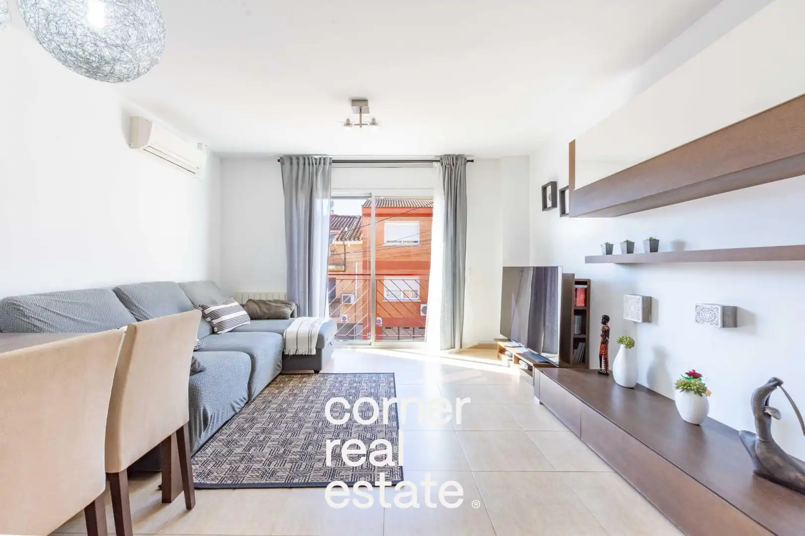 Sala d'estar de Àtic en venda en Rubí amb Aire condicionat, Calefacció i Terrassa