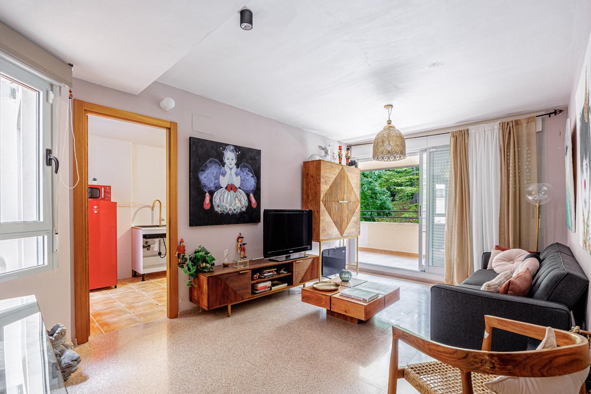 Sala de estar de Dúplex en venta en Alcoy / Alcoi con Terraza y Balcón