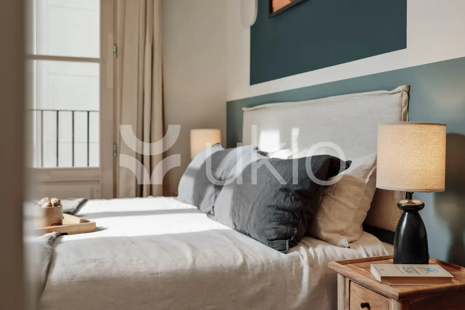 Habitación de Apartamento de alquiler en Barcelona con Aire acondicionado, Calefacción y Amueblado