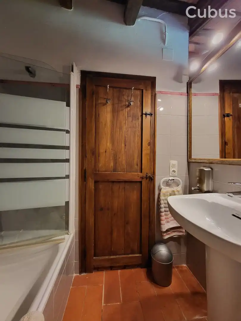 Baño de Finca rústica en venta en Sant Feliu de Pallerols con Calefacción, Terraza y Trastero