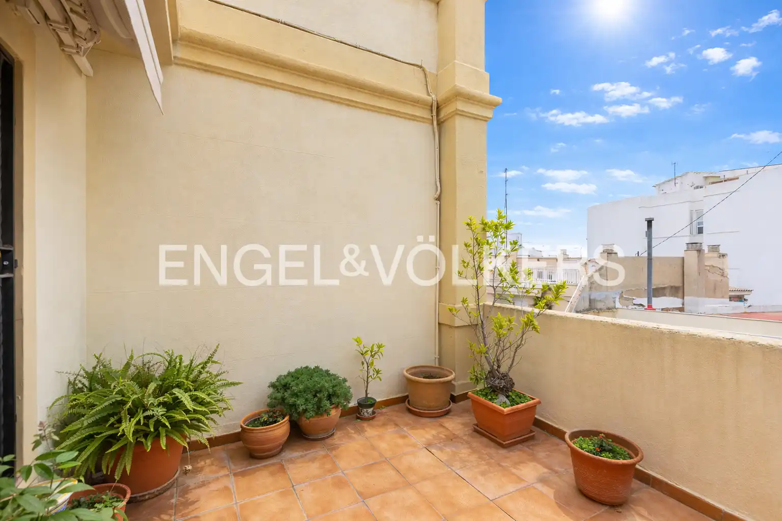 Terrasse von Dachboden zum Verkauf in Valencia mit Klimaanlage, Heizung und Parkett