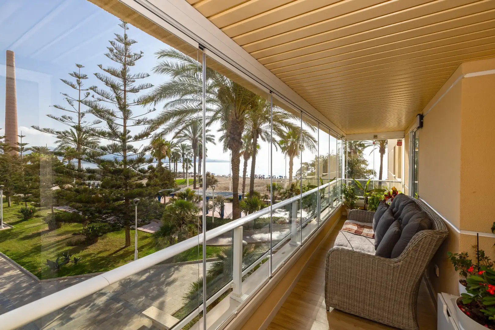 Terrace of Flat for sale in Málaga  with Air Conditioner, Heating and Terrace