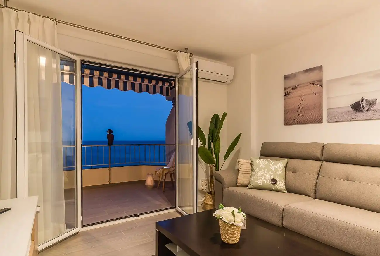Bedroom of Apartments for rent in Almuñécar  with Air Conditioner, Heating and Terrace