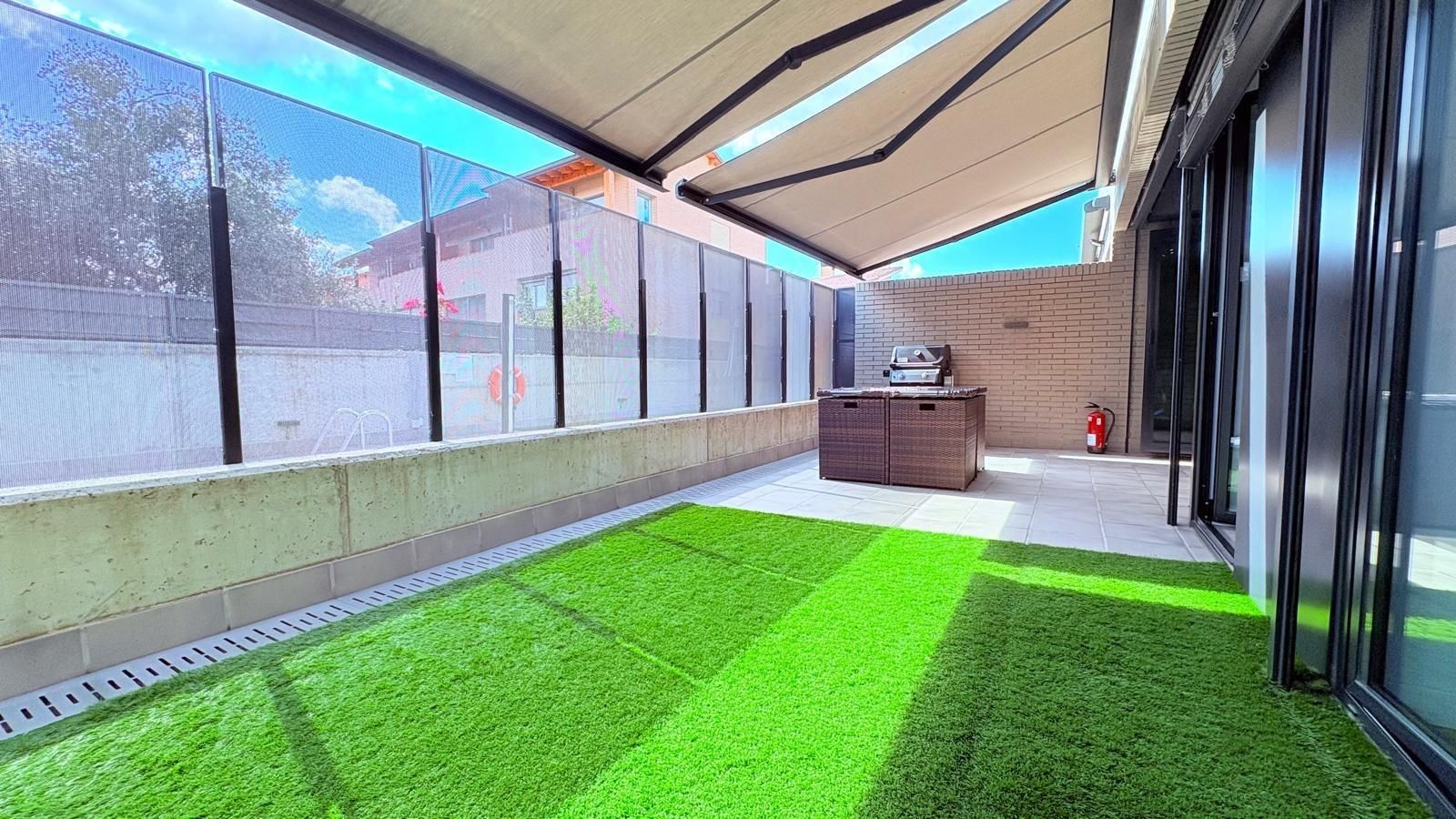 Terrace of Planta baja for sale in Castellar del Vallès  with Air Conditioner, Heating and Parquet flooring