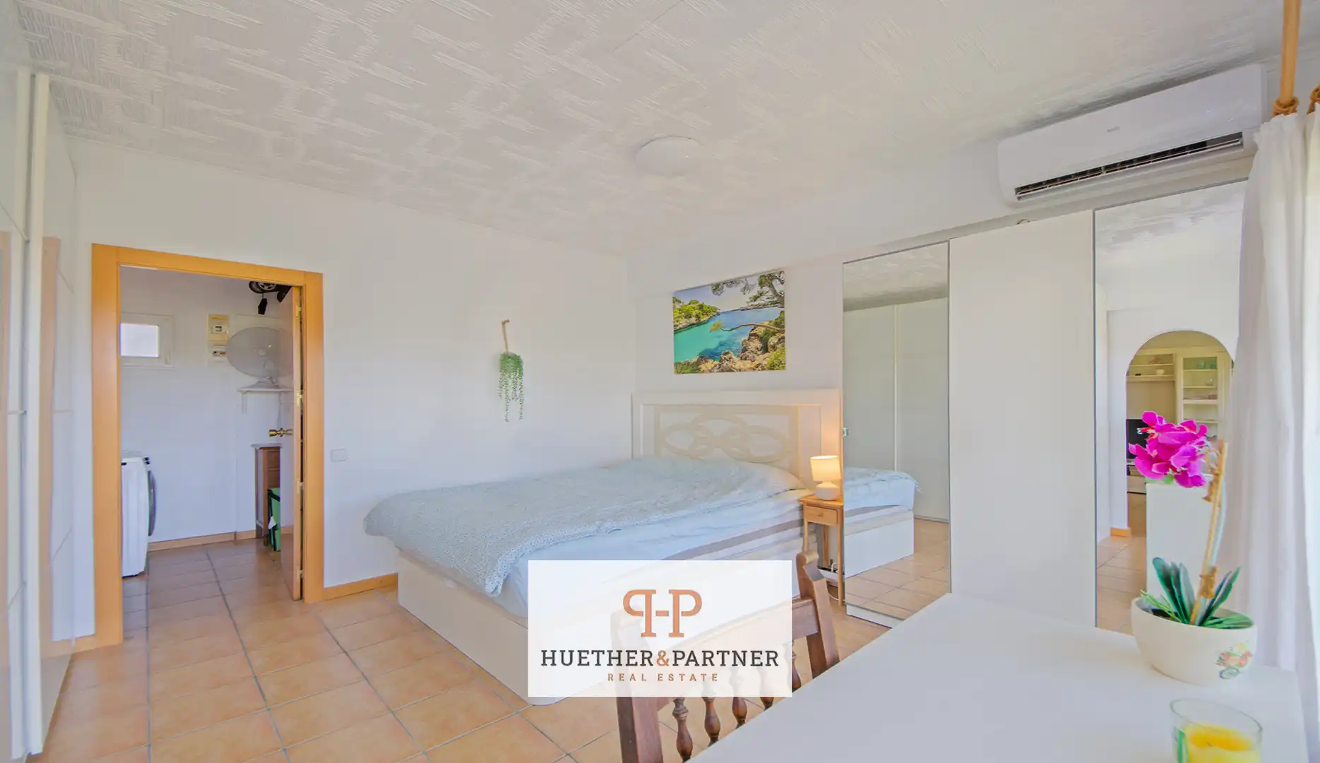 Bedroom of Flat for sale in Manacor  with Air Conditioner and Furnished