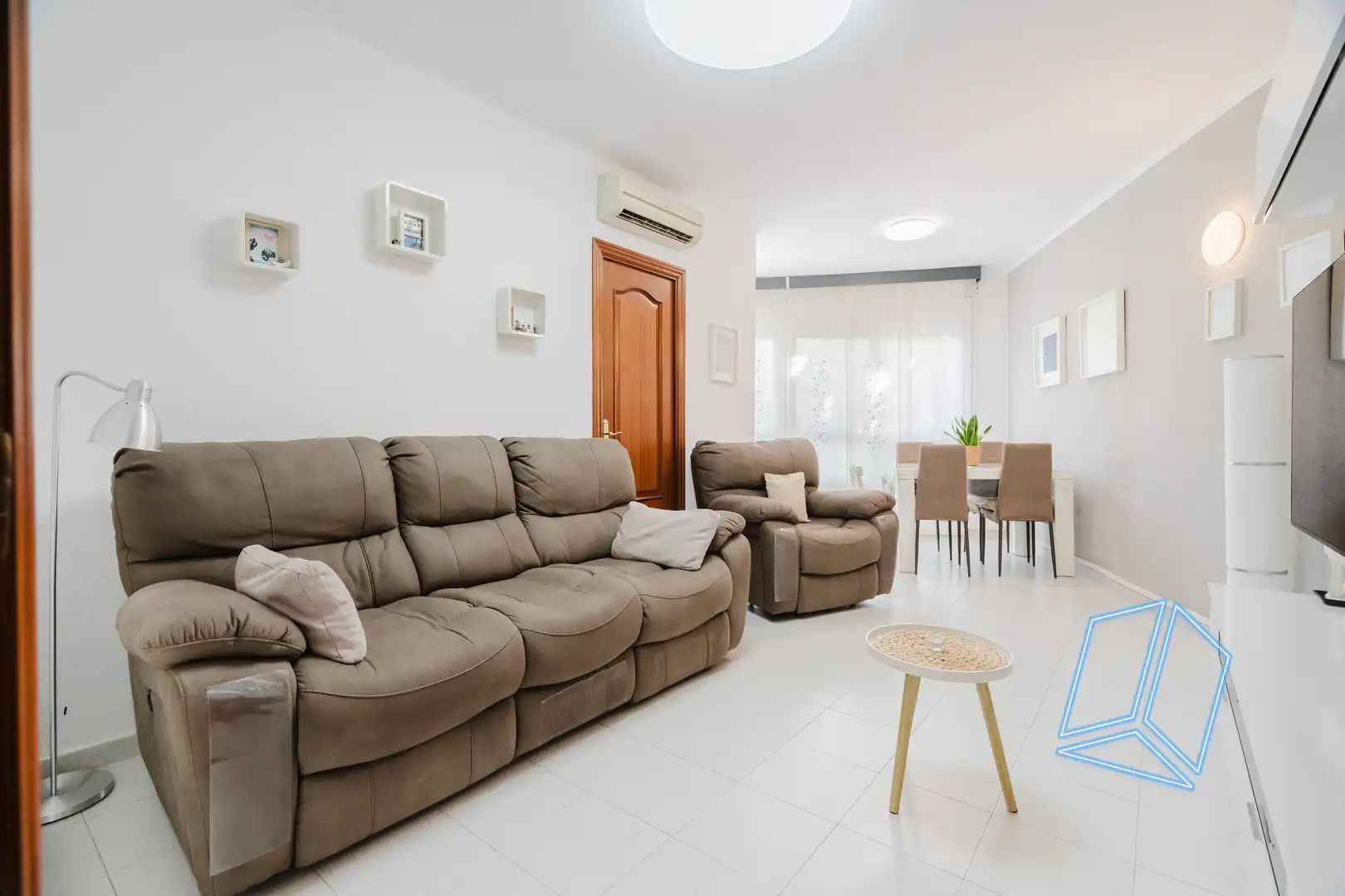 Sala de estar de Piso en venta en Cornellà de Llobregat
