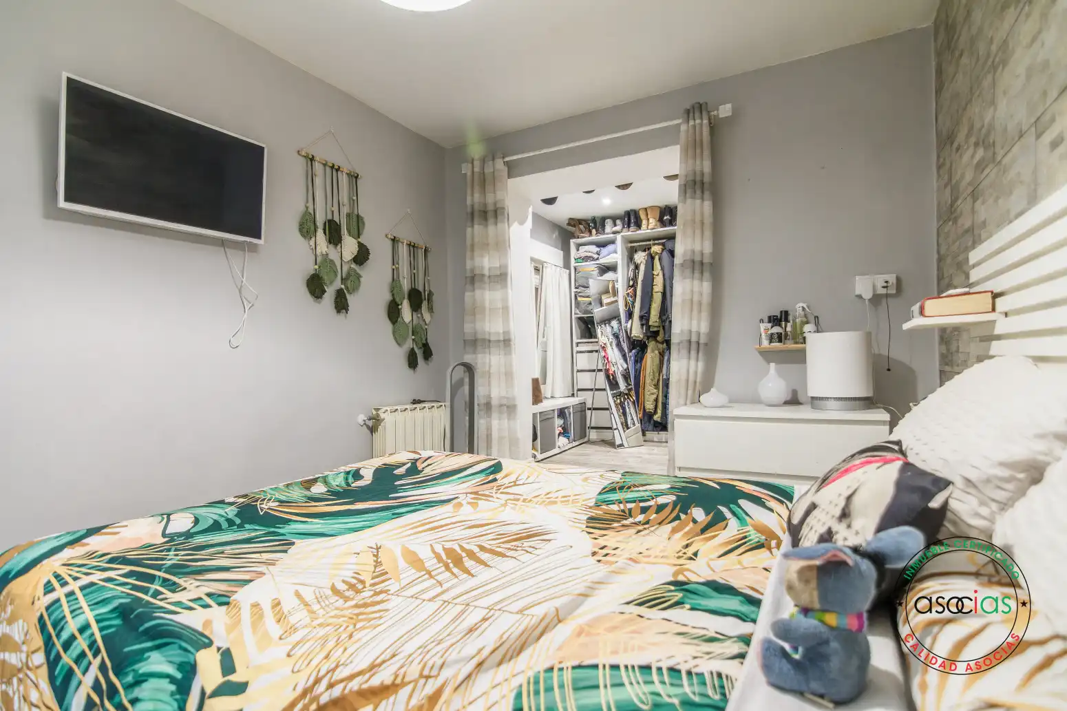 Habitación de Casa adosada en venta en Gijón  con Calefacción, Jardín privado y Parquet