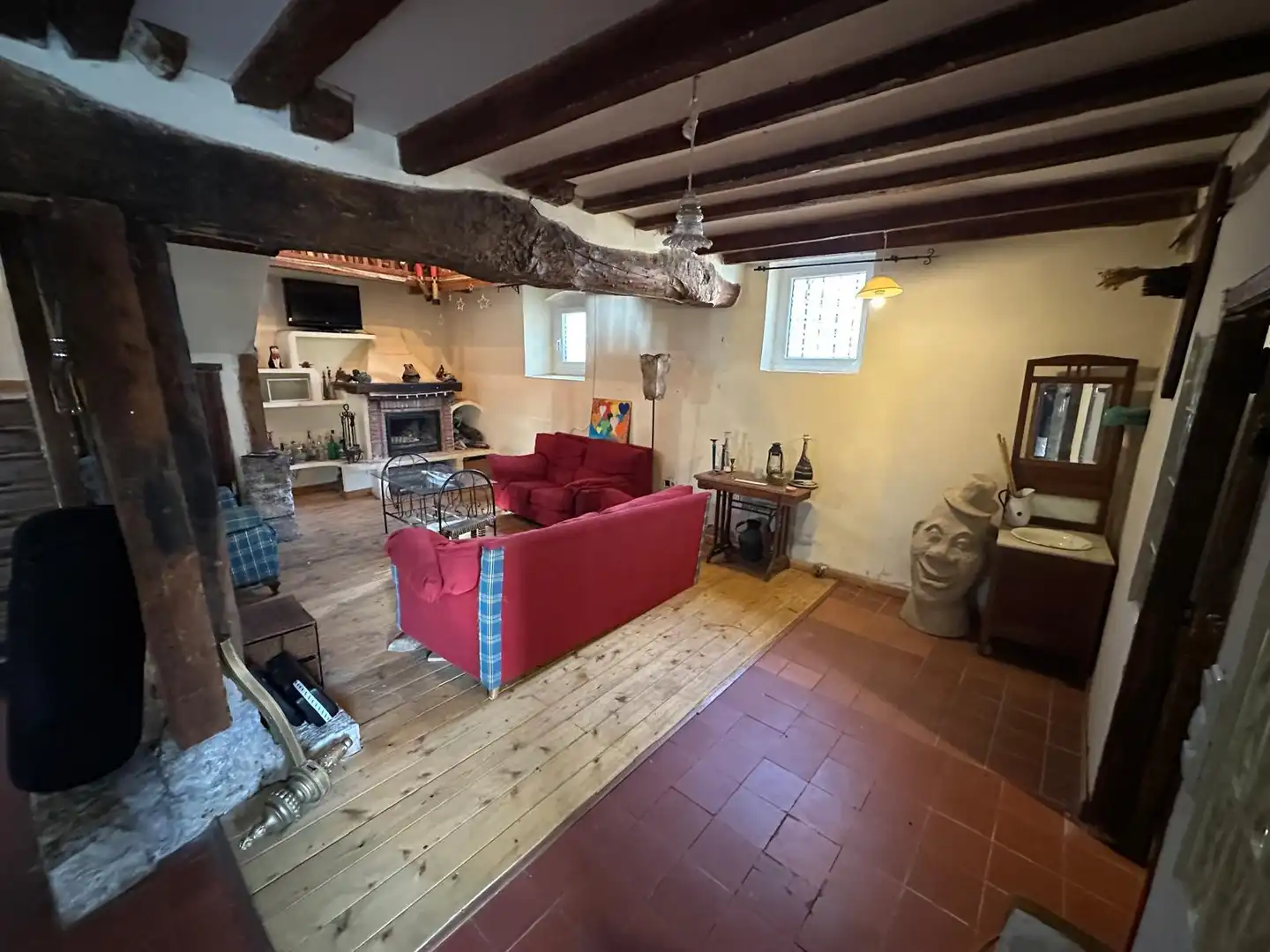 Sala de estar de Casa o chalet en venta en Revillarruz con Calefacción, Terraza y Trastero