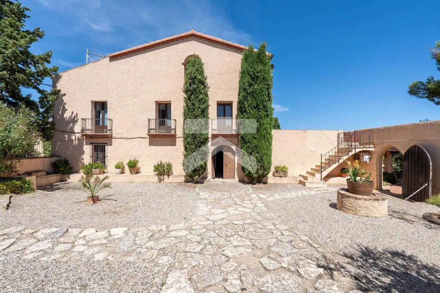 Vista exterior de Finca rústica en venda en El Molar (Tarragona) amb Aire condicionat, Calefacció i Jardí privat