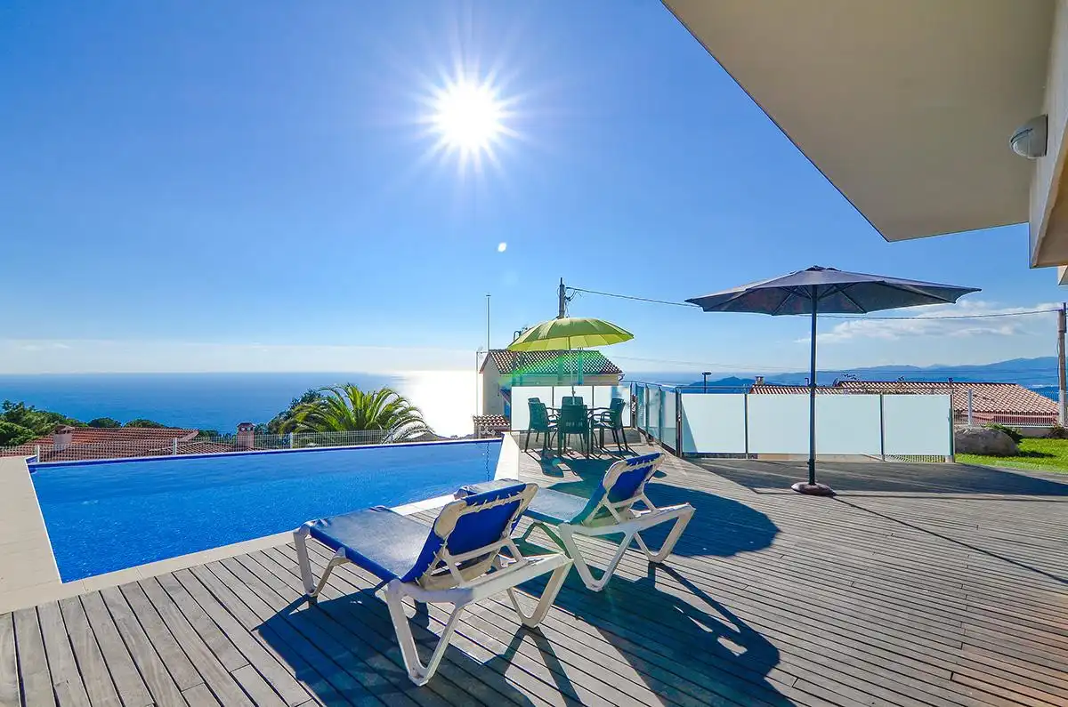 Terraza de Casa o chalet en venta en Lloret de Mar con Jardín privado, Terraza y Piscina