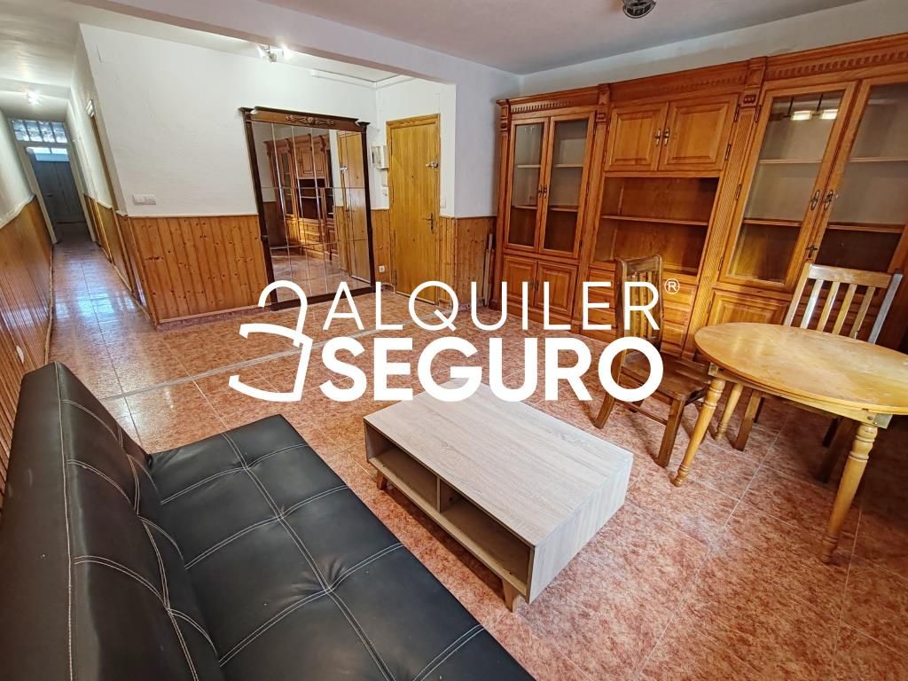 Sala de estar de Piso de alquiler en Alicante / Alacant con Aire acondicionado, Terraza y Amueblado