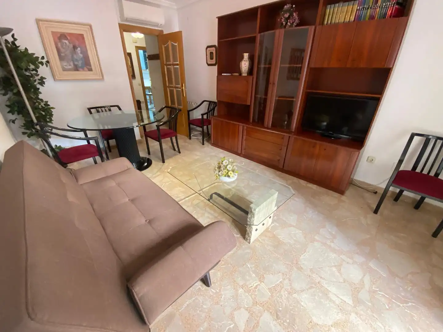 Living room of Apartments for rent in Albacete  with Air Conditioner, Heating and Furnished