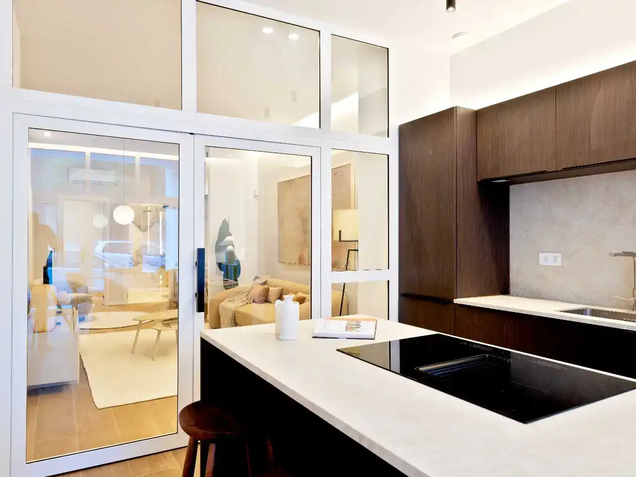 Cocina de Piso en venta en Valencia con Aire acondicionado, Jardín privado y Amueblado