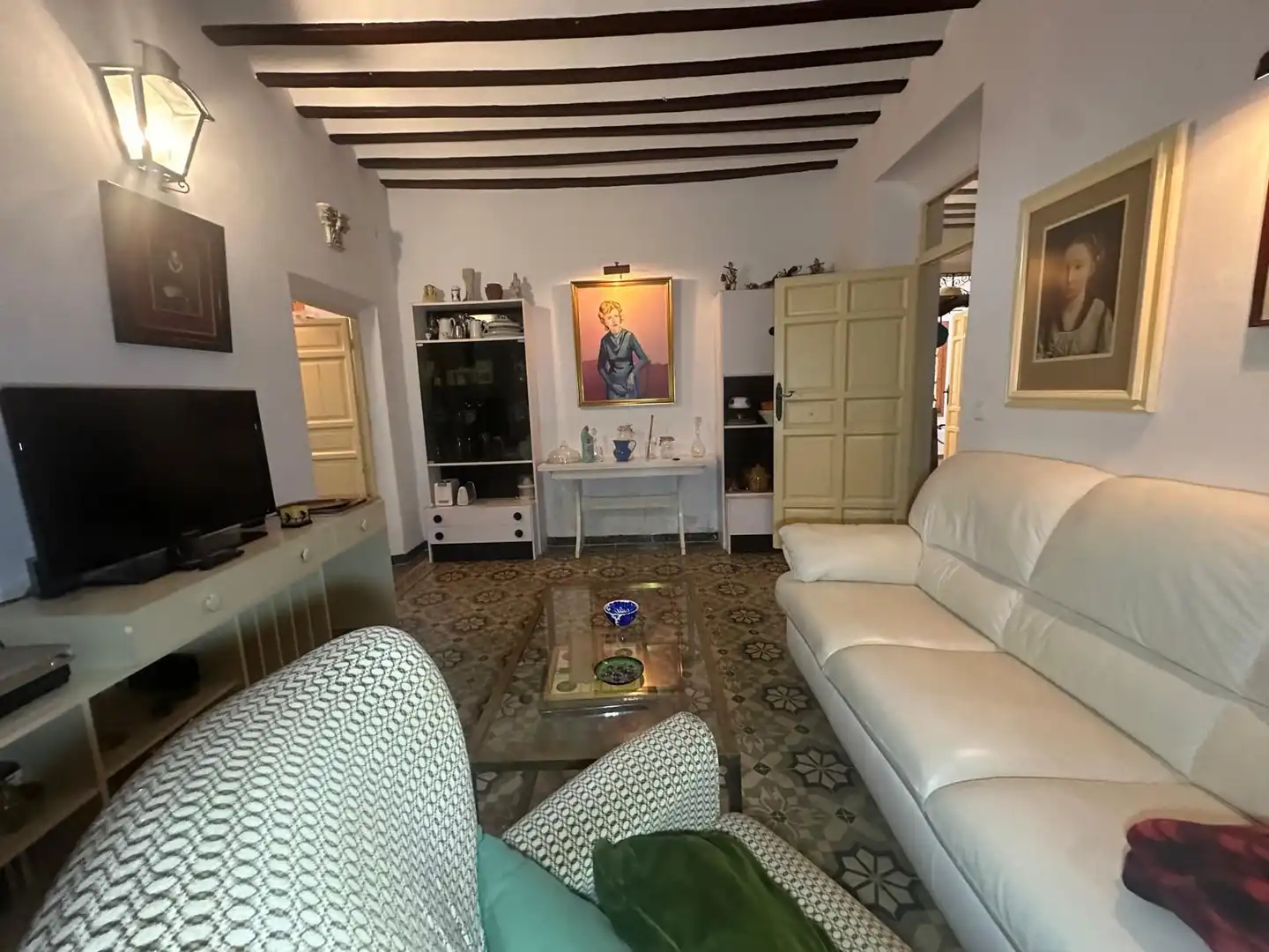 Living room of Houses for sale in Argamasilla de Alba  with Balcony