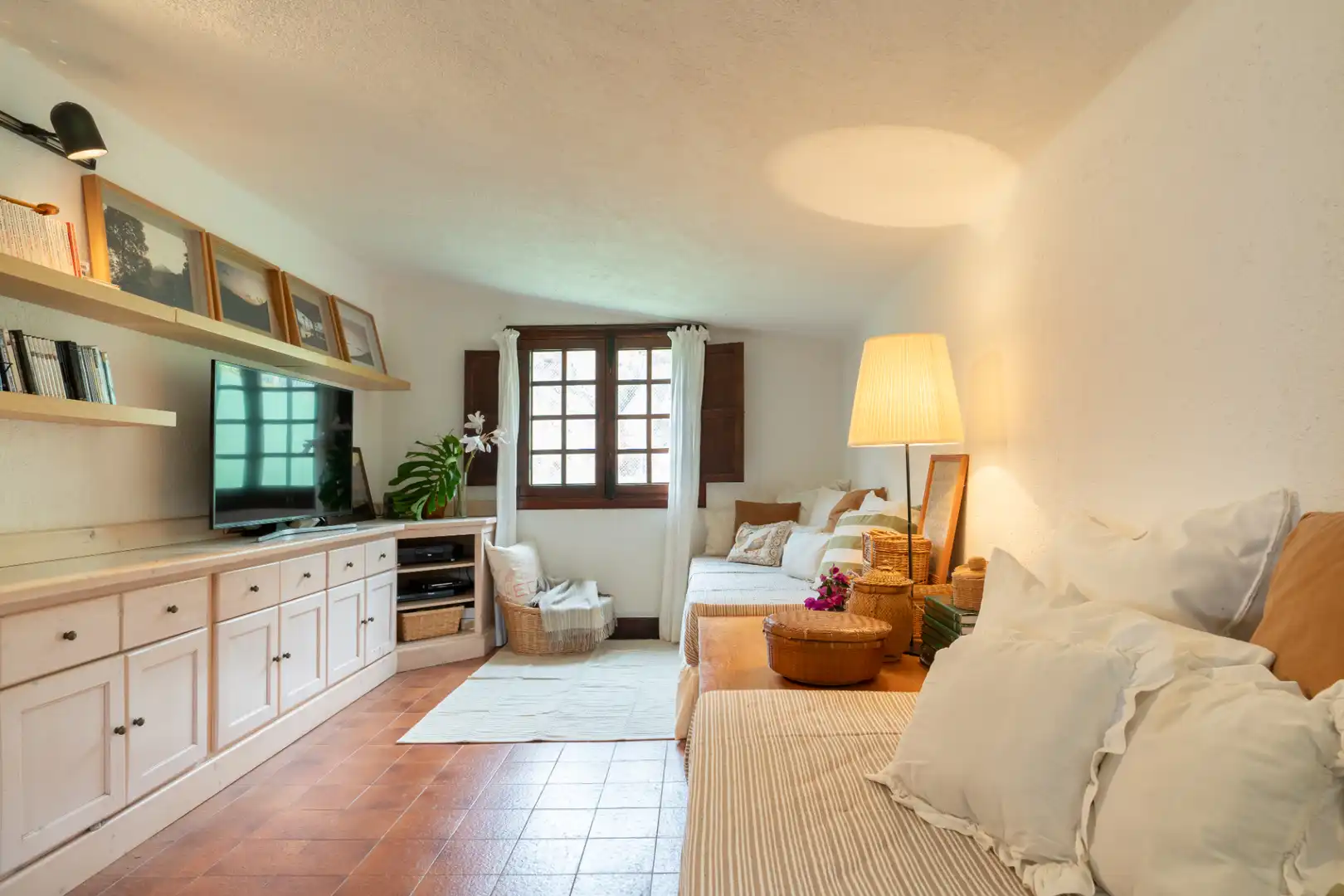 Sala de estar de Casa o chalet de alquiler en Tegueste con Jardín privado, Terraza y Amueblado