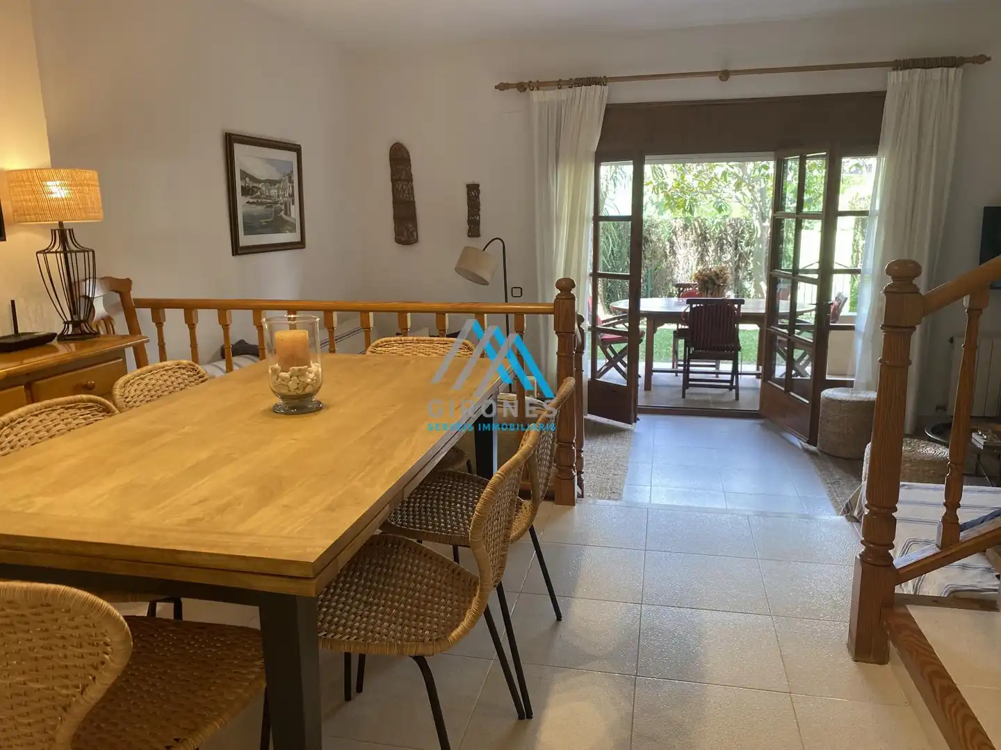 Comedor de Casa adosada de alquiler en Castell d'Aro, Platja d'Aro i s'Agaró con Aire acondicionado, Calefacción y Amueblado