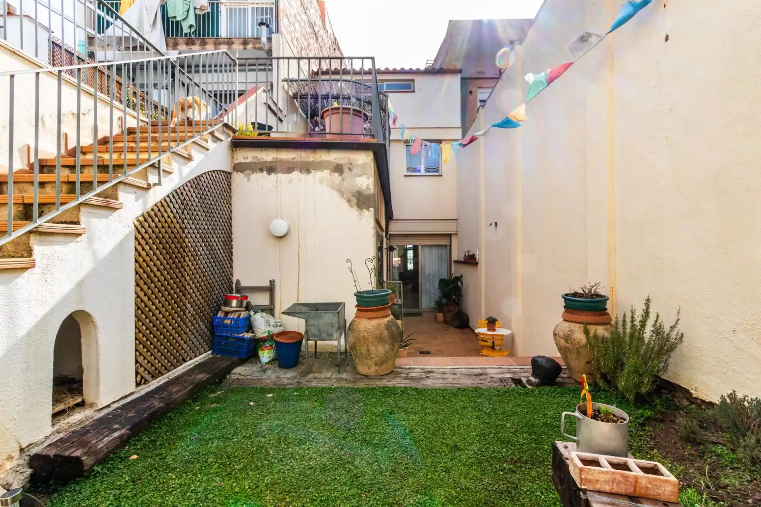 Terraza de Casa adosada en venta en Terrassa con Calefacción, Parquet y Terraza