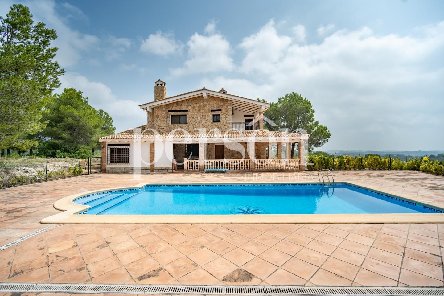 Exterior view of House or chalet for sale in Navarrés  with Air Conditioner, Private garden and Terrace