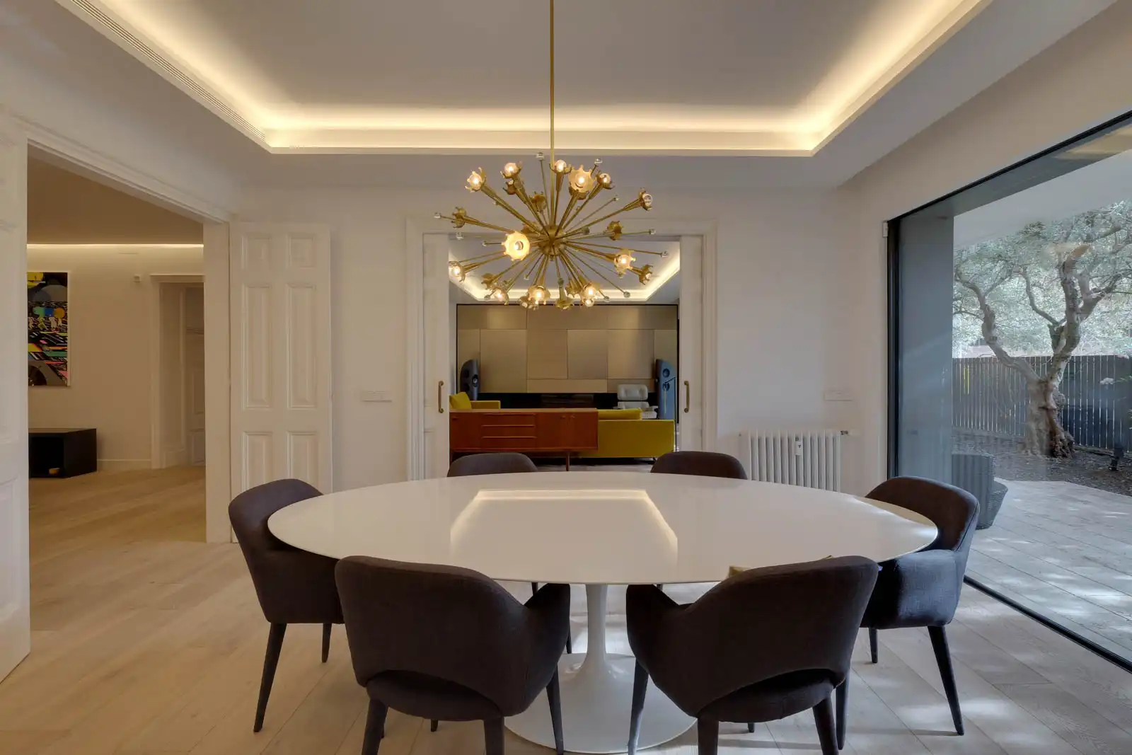 Dining room of Flat for sale in Barcelona  with Air Conditioner, Heating and Parquet flooring