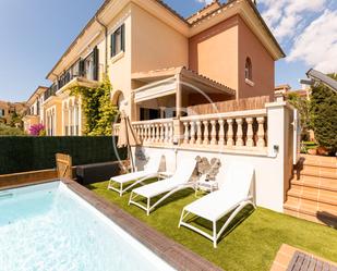 Vista exterior de Casa o xalet de lloguer en  Palma de Mallorca amb Aire condicionat, Terrassa i Piscina