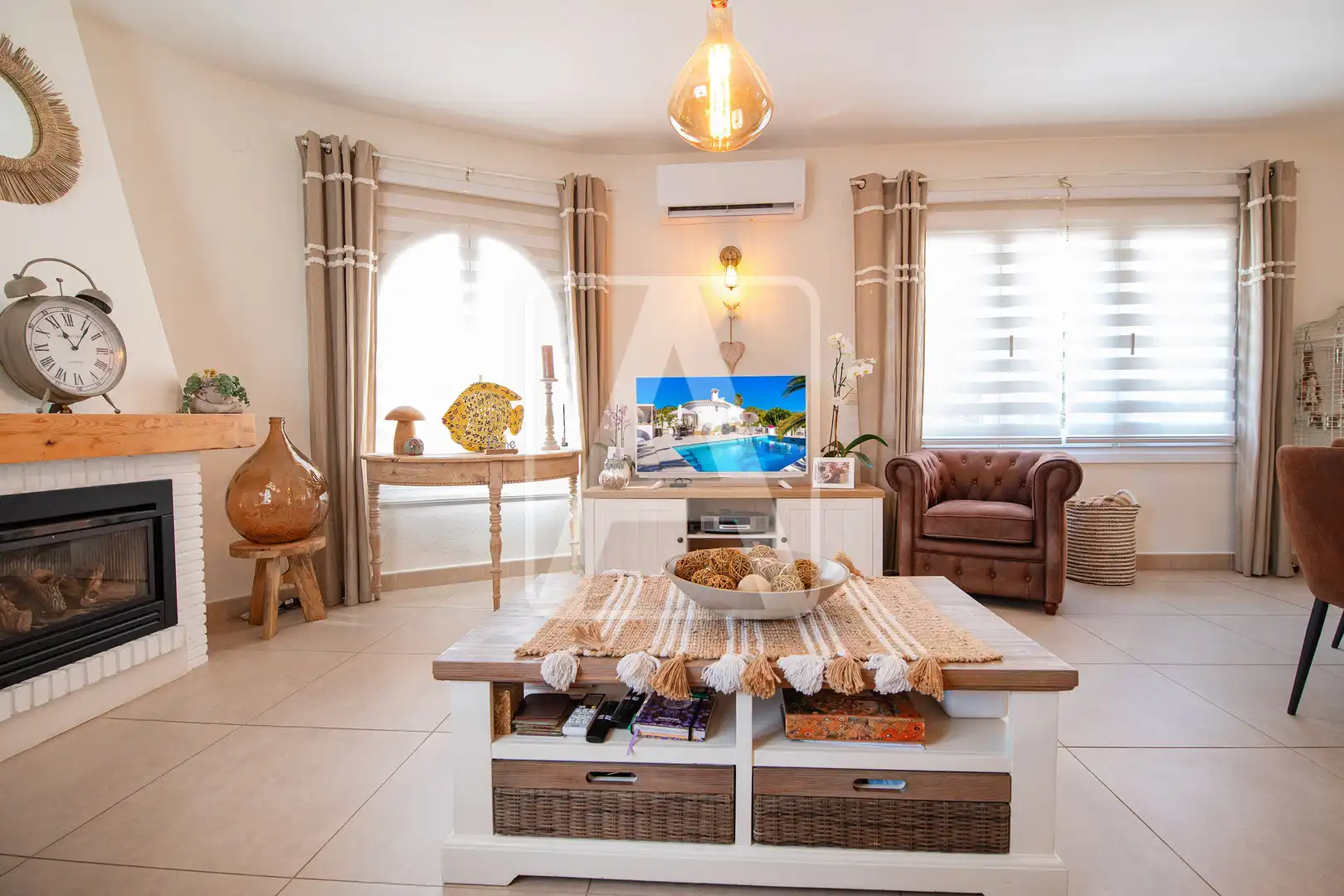 Living room of Houses for sale in Benissa  with Air Conditioner, Heating and Private garden