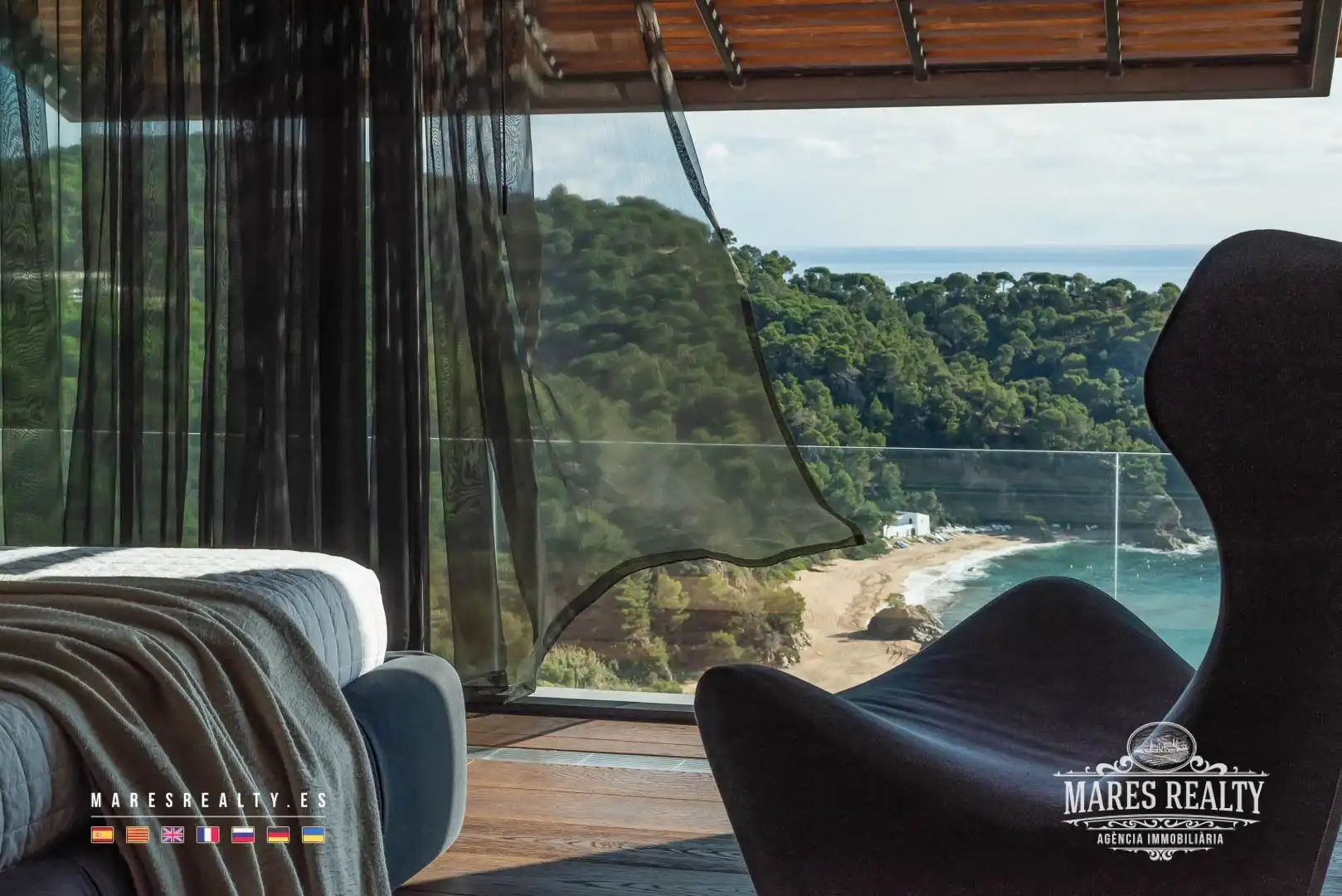 Dormitori de Casa o xalet en venda en Lloret de Mar amb Aire condicionat, Calefacció i Jardí privat