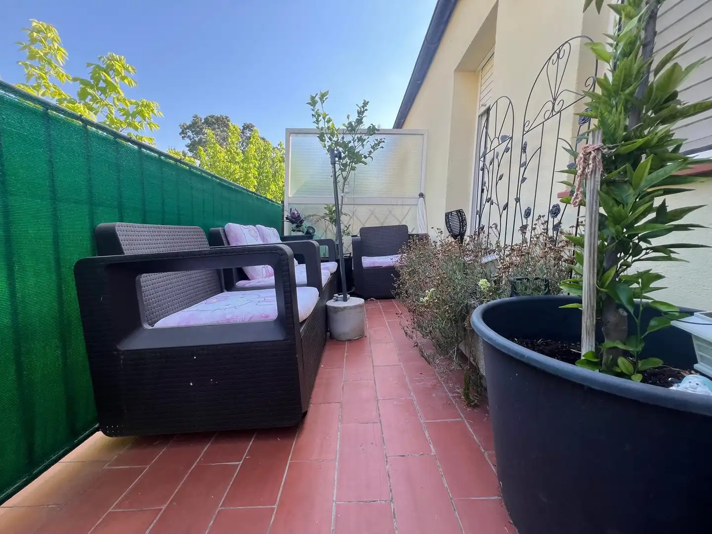 Terraza de Casa adosada en venta en Sant Martí de Tous con Calefacción, Trastero y Horno