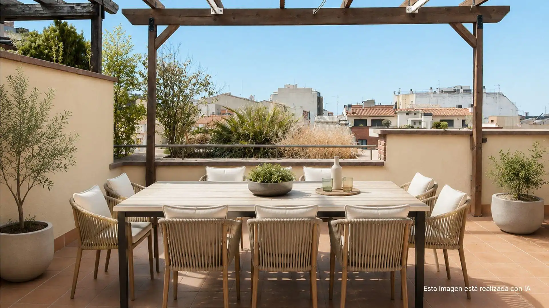 Terrassa de Dúplex en venda en Vilafranca del Penedès amb Aire condicionat, Calefacció i Jardí privat