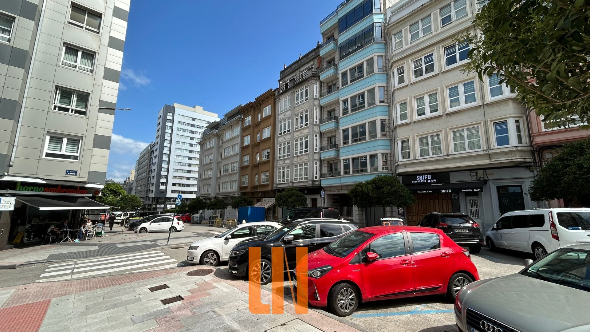 Exterior view of Flat for sale in A Coruña Capital   with Heating, Parquet flooring and Storage room