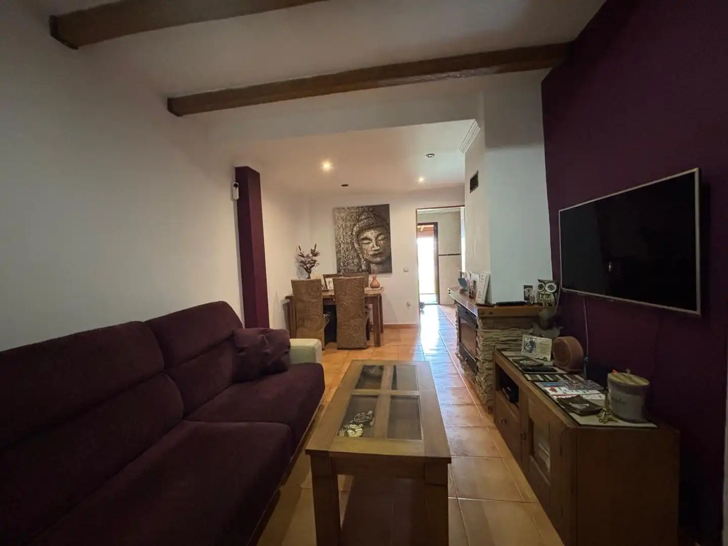 Sala d'estar de Casa adosada en venda en Los Barrios amb Calefacció, Jardí privat i Alarma