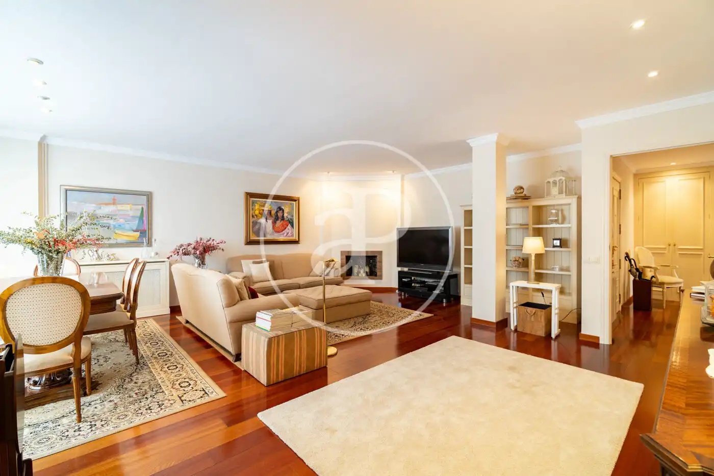 Living room of Flat for rent in Barcelona  with Air Conditioner, Heating and Terrace