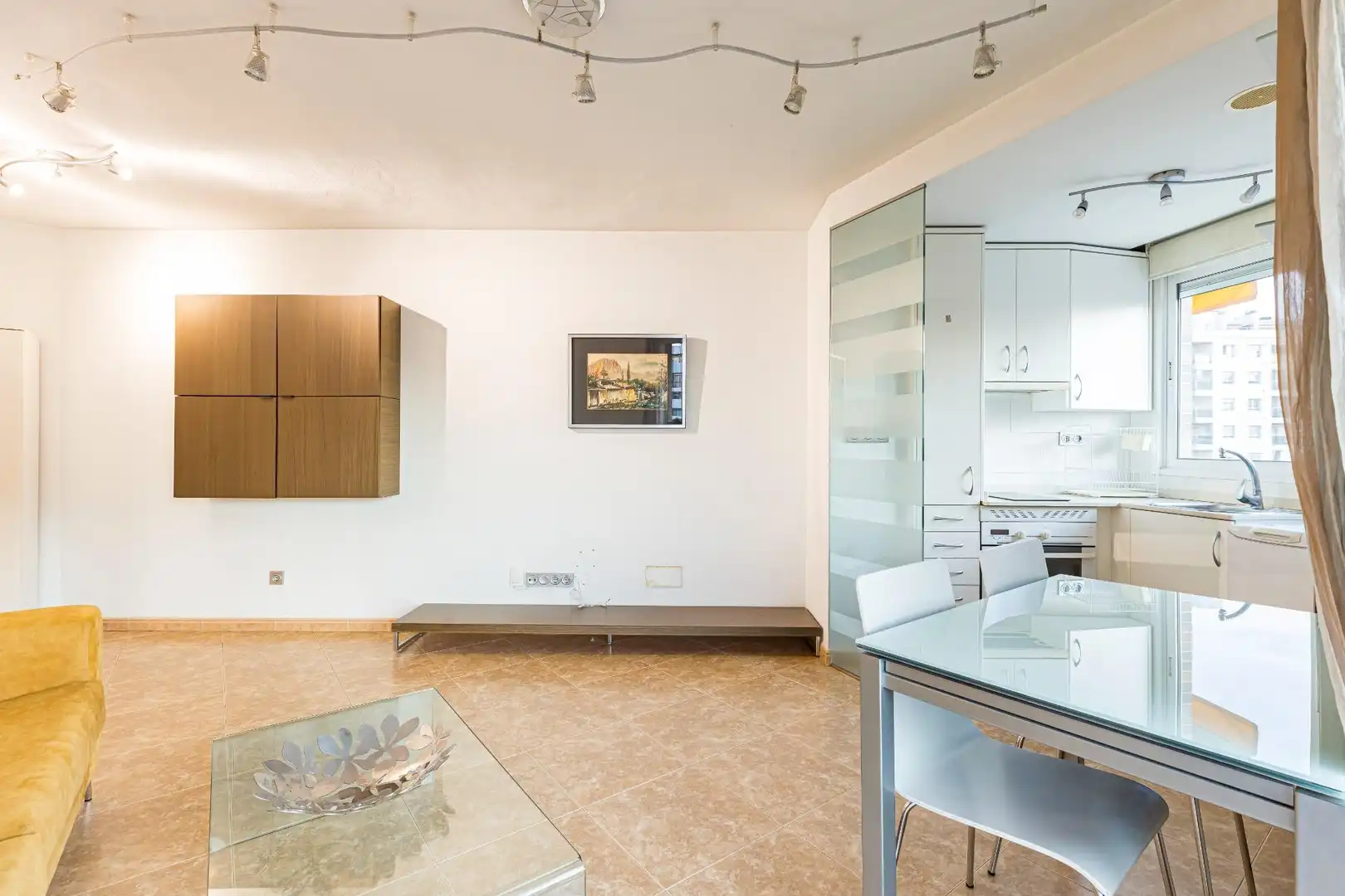 Living room of Flat for sale in  Murcia Capital  with Air Conditioner, Terrace and Storage room