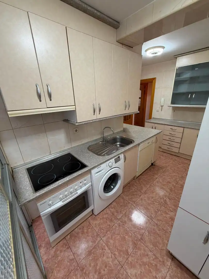 Kitchen of Flat for sale in Móstoles  with Heating, Terrace and Furnished