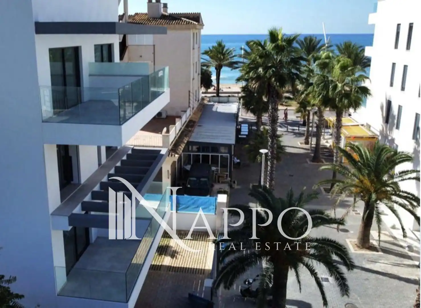 Vista exterior de Àtic en venda en  Palma de Mallorca amb Aire condicionat, Calefacció i Terrassa