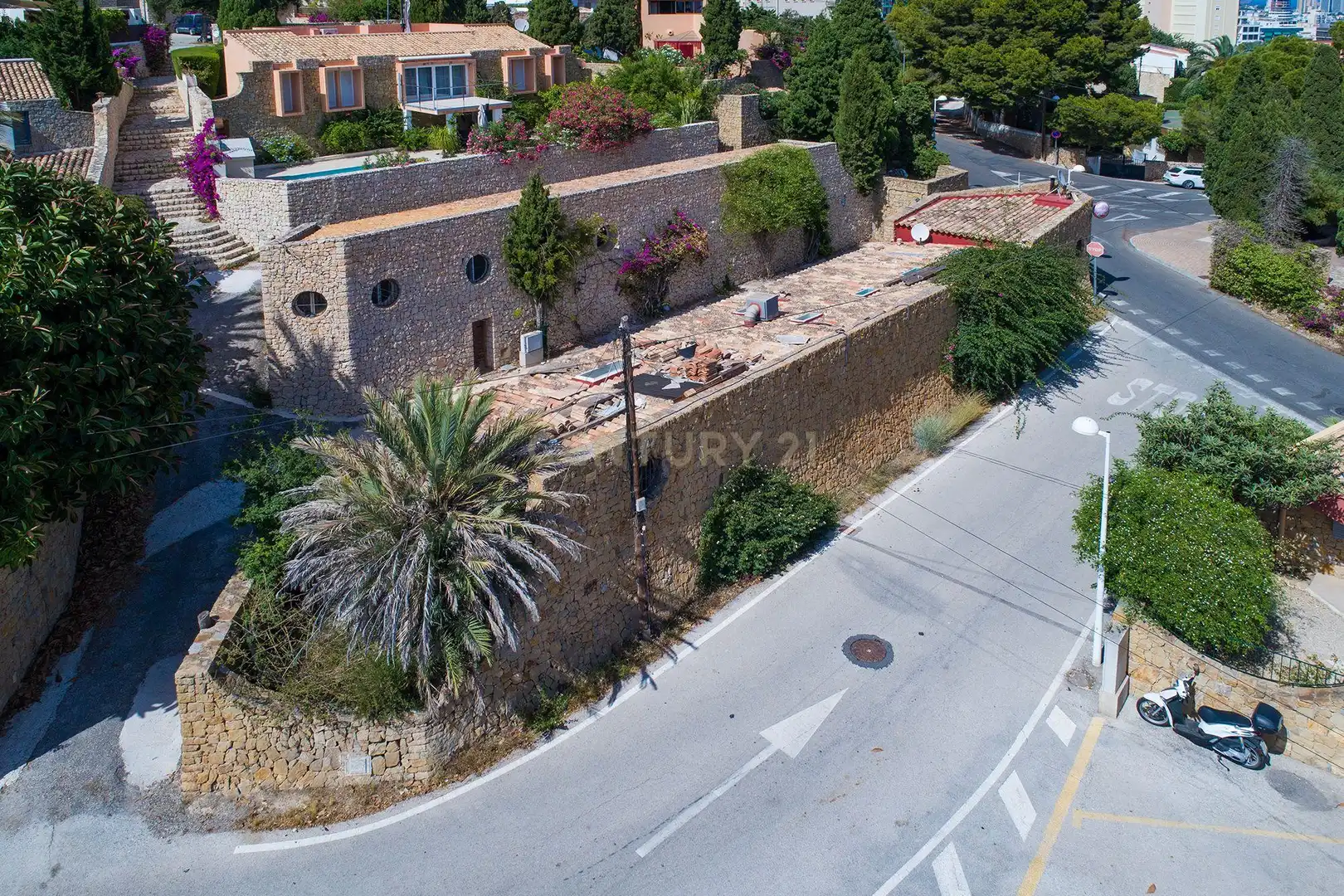 Außenansicht von Geschaftsraum zur Miete in Calpe / Calp mit Klimaanlage, Möbliert und Internet