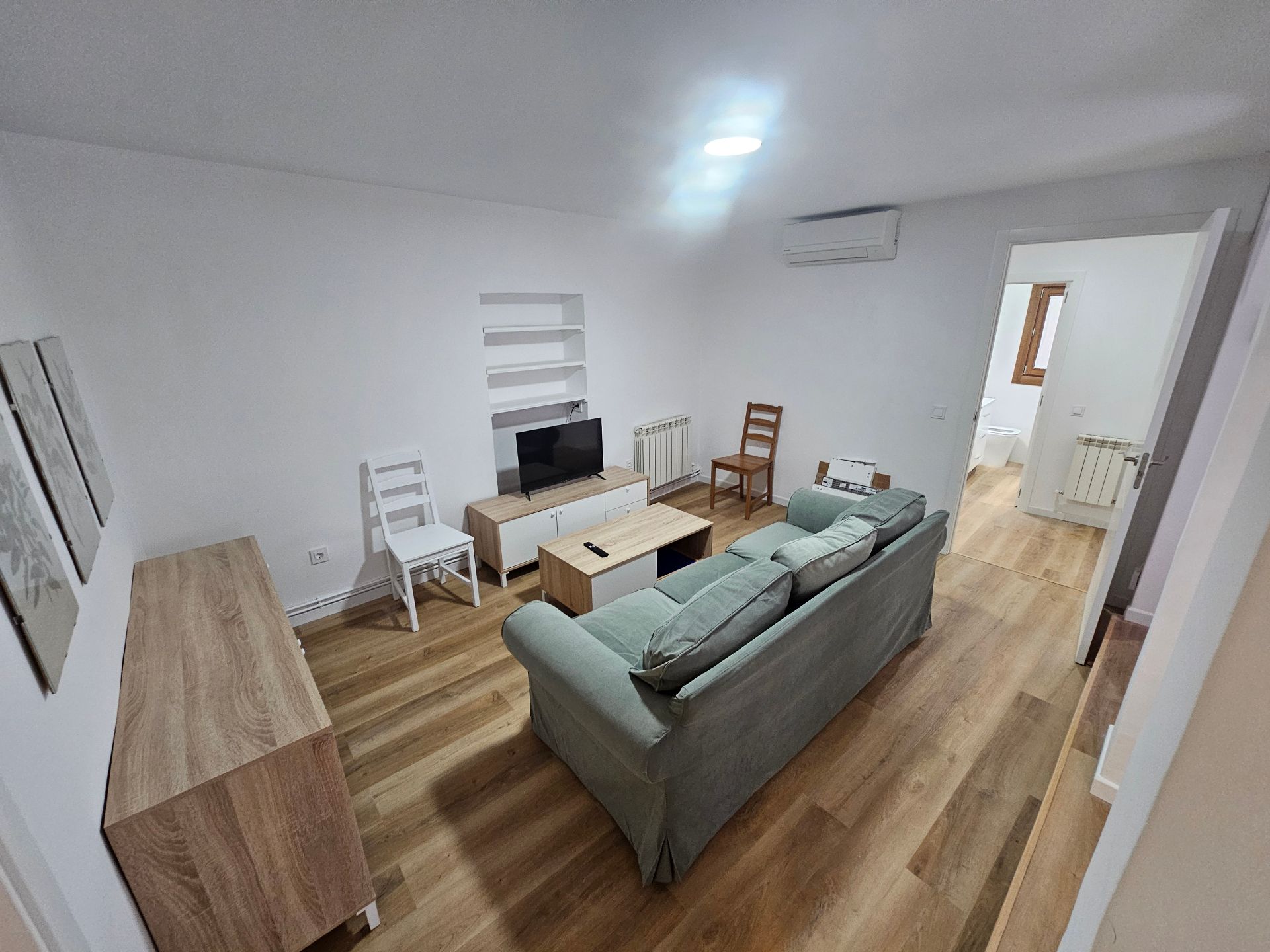Living room of Flat to rent in  Toledo Capital  with Air Conditioner, Heating and Parquet flooring