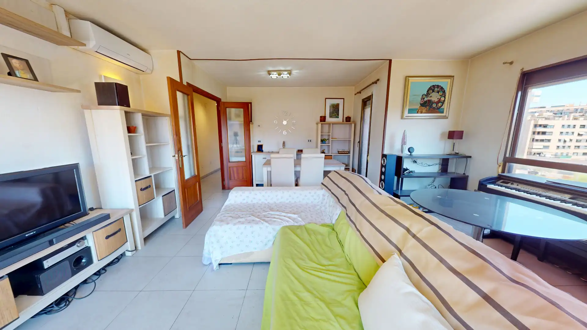 Living room of Flat for sale in Alicante / Alacant  with Air Conditioner, Heating and Terrace