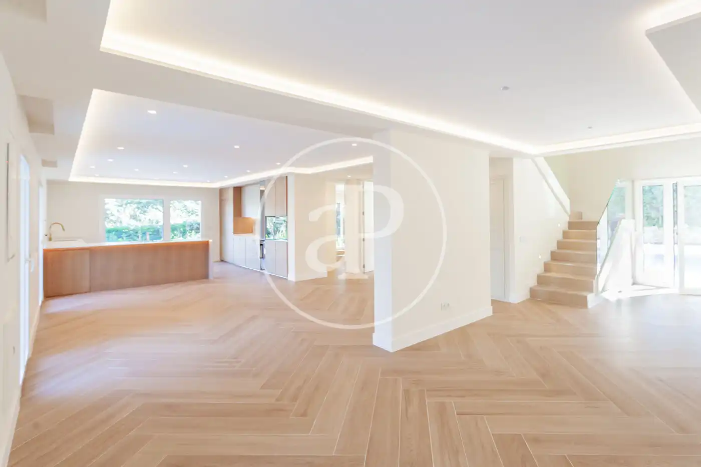 Sala d'estar de Casa o xalet en venda en Ciudalcampo amb Aire condicionat, Calefacció i Jardí privat