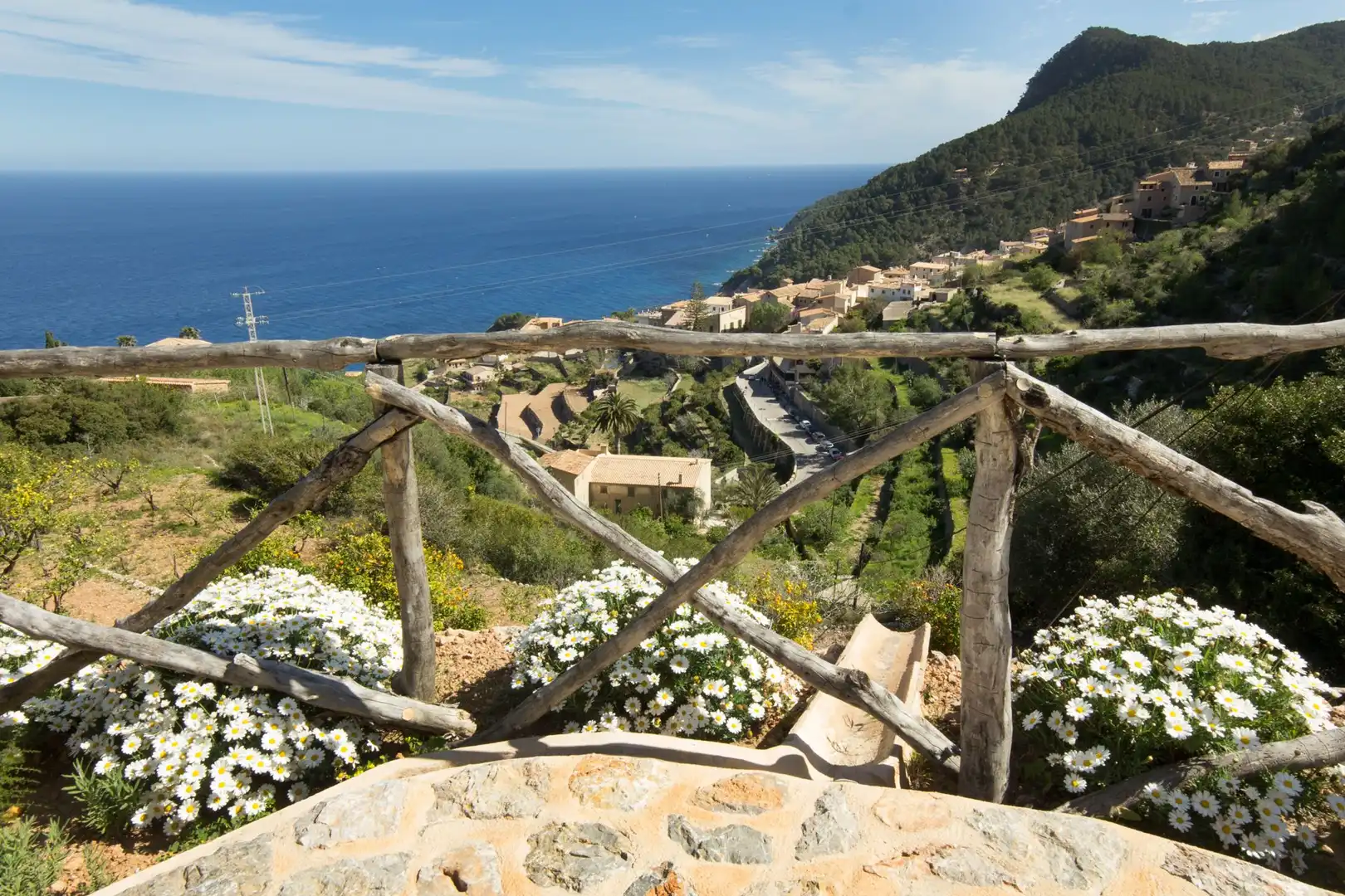 Vista exterior de Finca rústica en venta en Banyalbufar con Jardín privado, Terraza y Horno