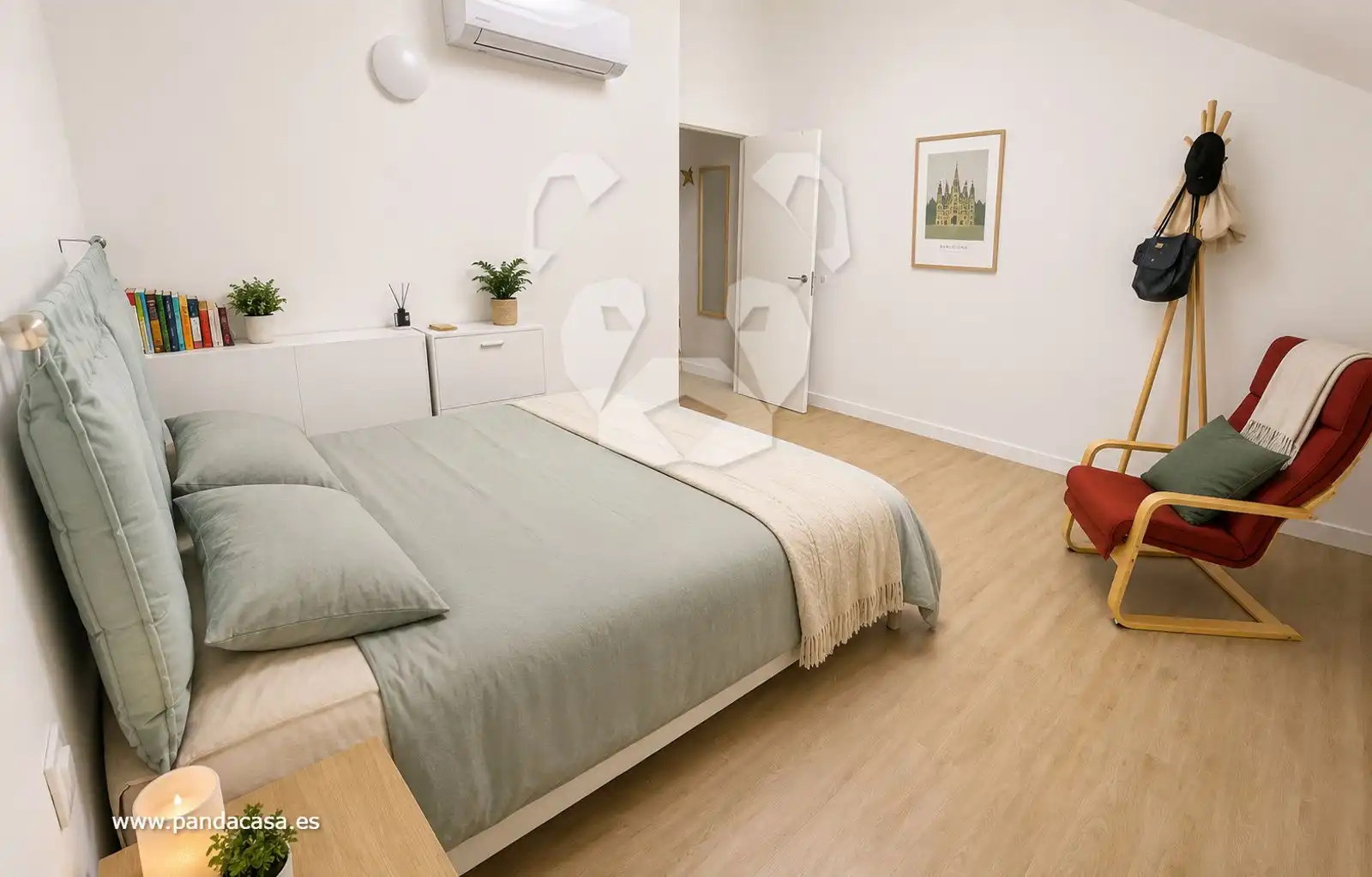 Dormitori de Dúplex de lloguer en Torrejón de Ardoz amb Aire condicionat, Calefacció i Parquet