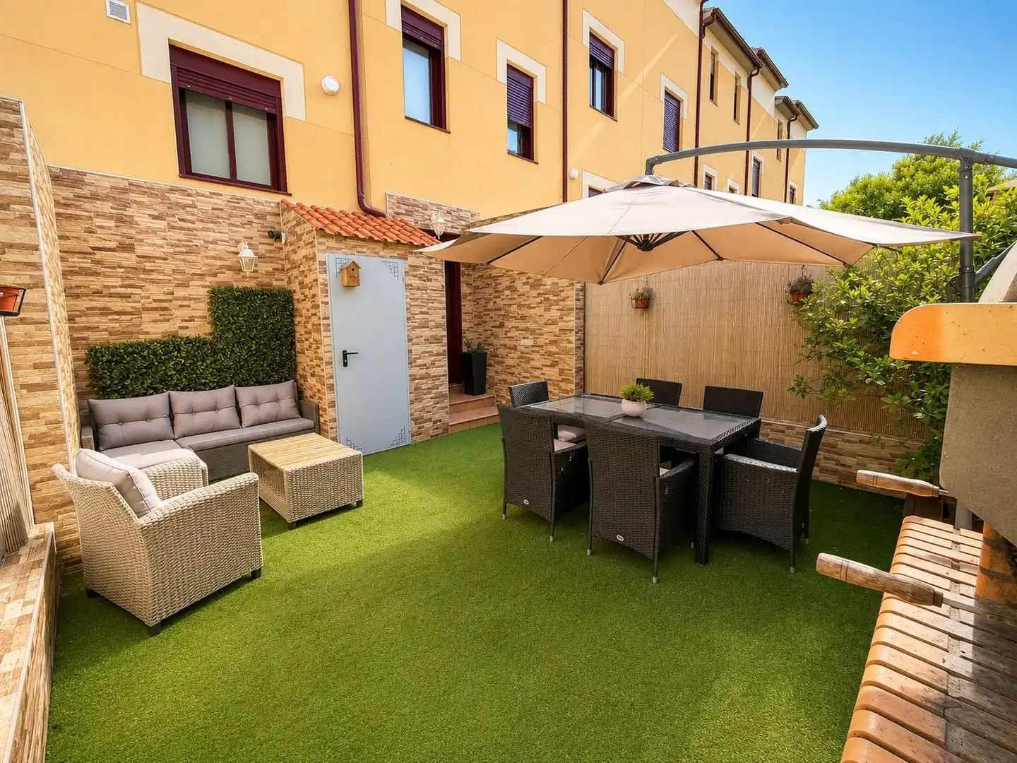 Terrace of Detached homes for sale in El Bruc  with Heating, Terrace and Storage room
