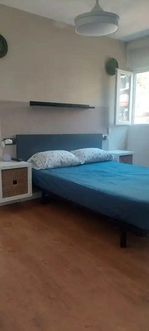 Bedroom of Flat for rent in Madrid  with Parquet flooring, Furnished and Washing machine