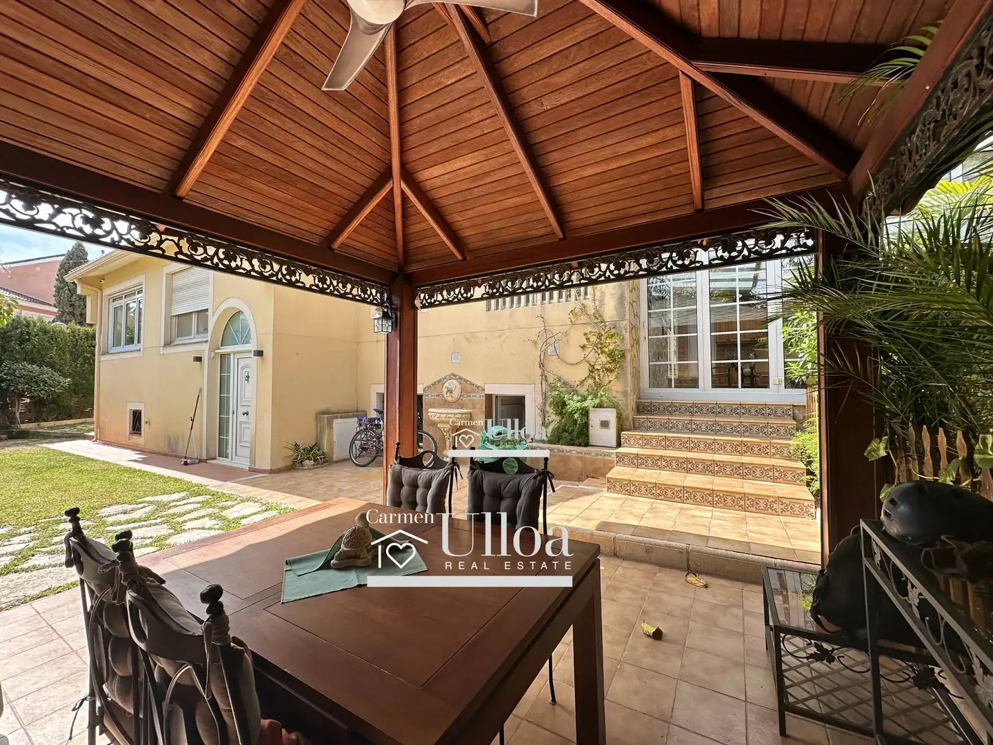 Terrassa de Casa o xalet en venda en Alicante / Alacant amb Aire condicionat, Calefacció i Jardí privat