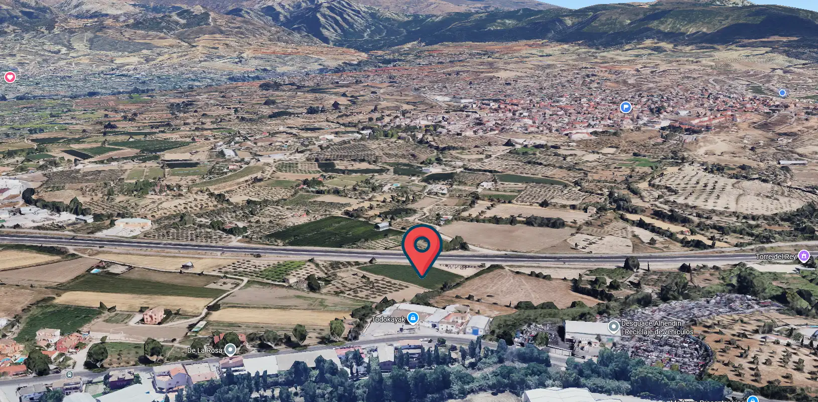Vista exterior de Terreno en venta en Alhendín