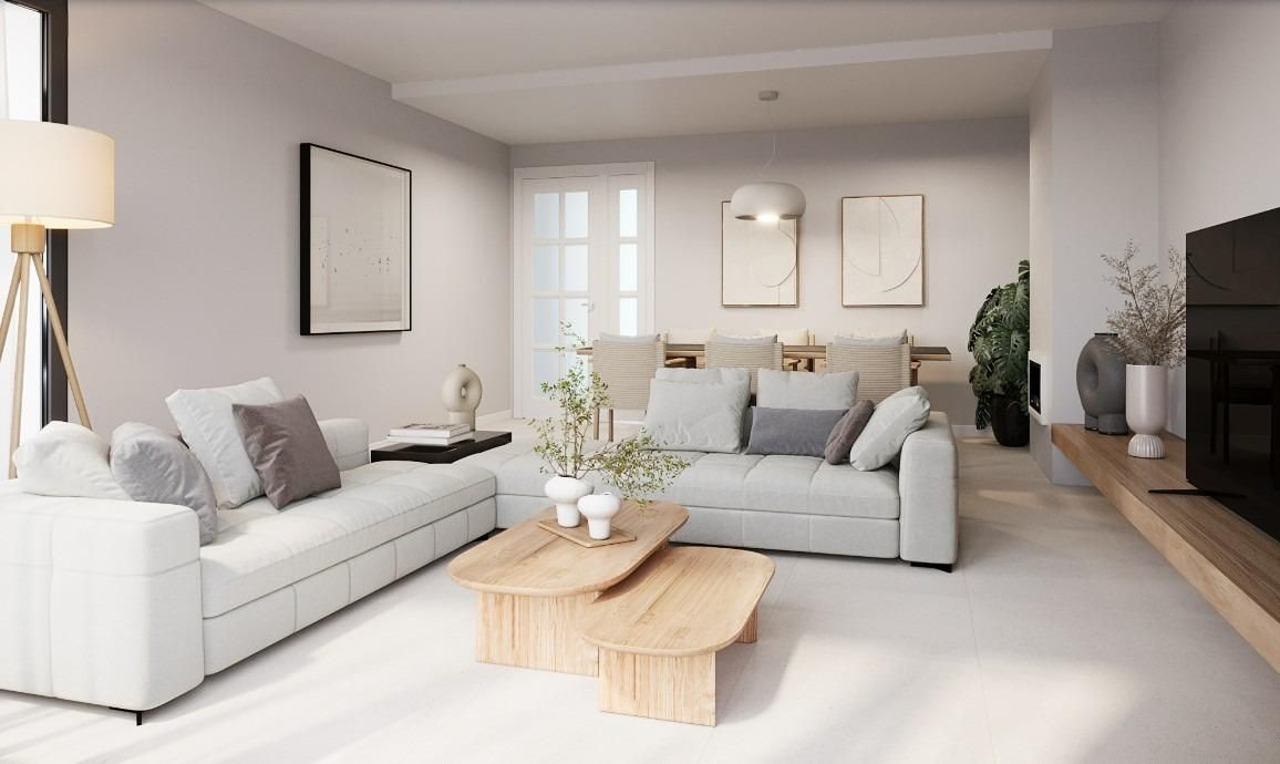 Sala de estar de Casa adosada en venta en Collado Villalba con Calefacción, Jardín privado y Terraza