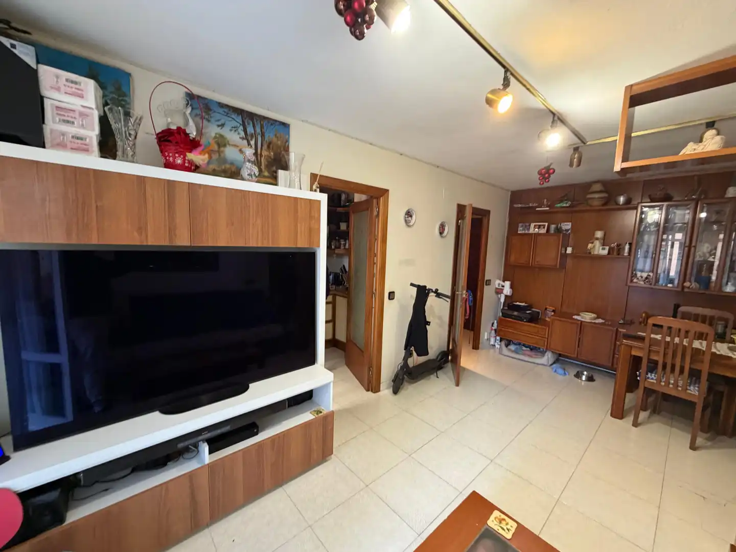 Sala de estar de Piso en venta en Lleida con Calefacción, Amueblado y Horno