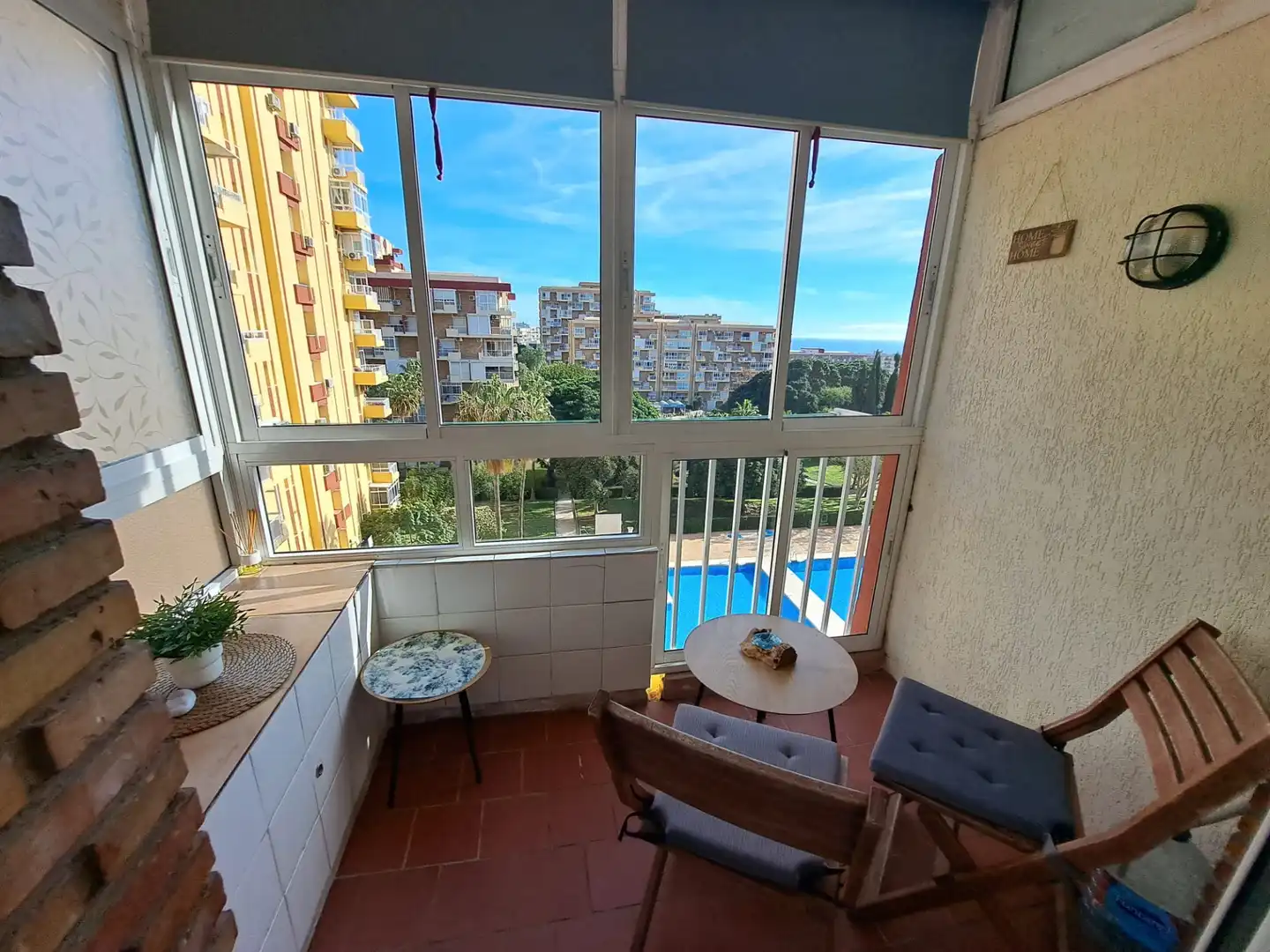 Terraza de Estudio en venta en Benalmádena con Aire acondicionado, Terraza y Amueblado