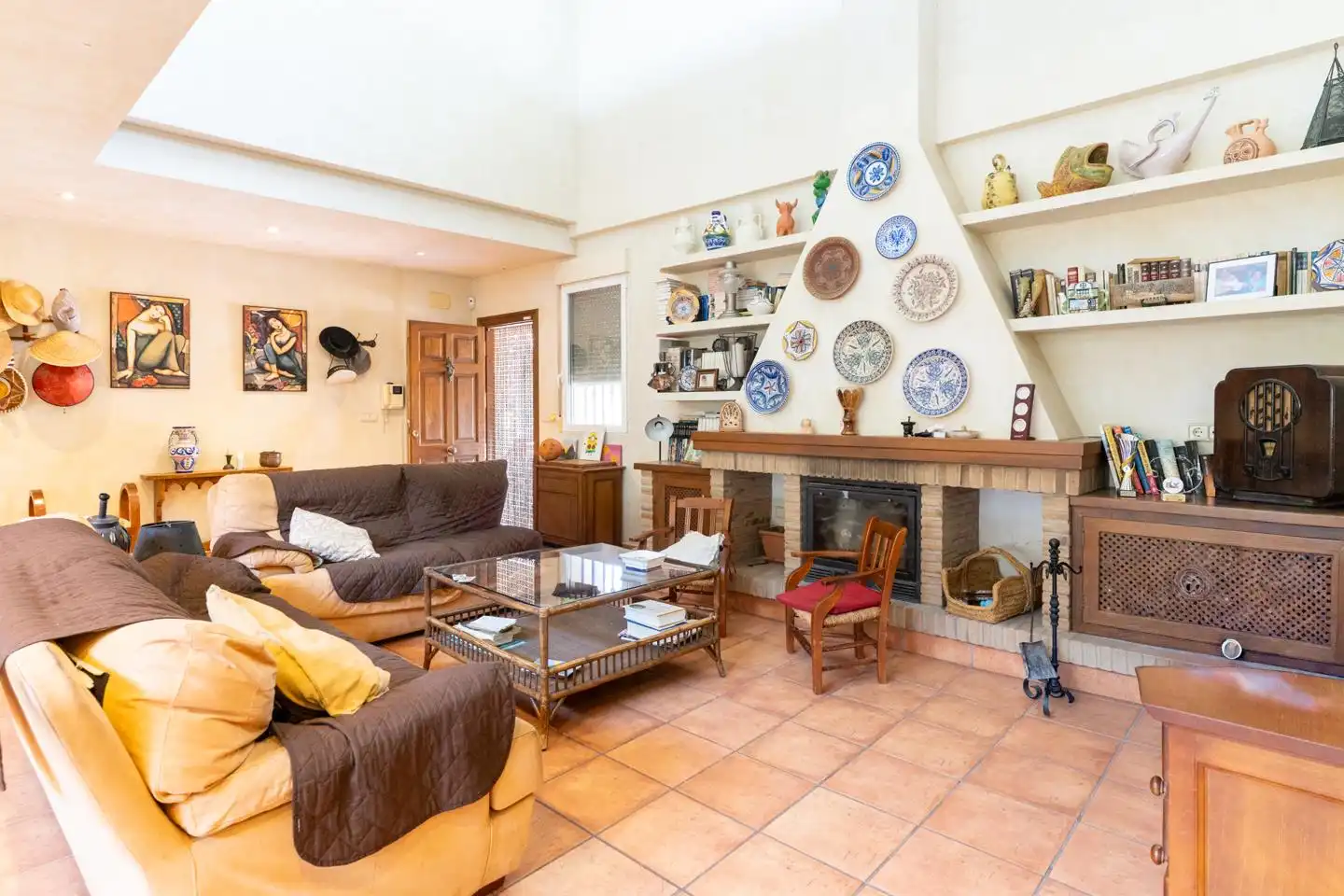 Sala d'estar de Casa o xalet en venda en Elche / Elx amb Calefacció, Terrassa i Traster