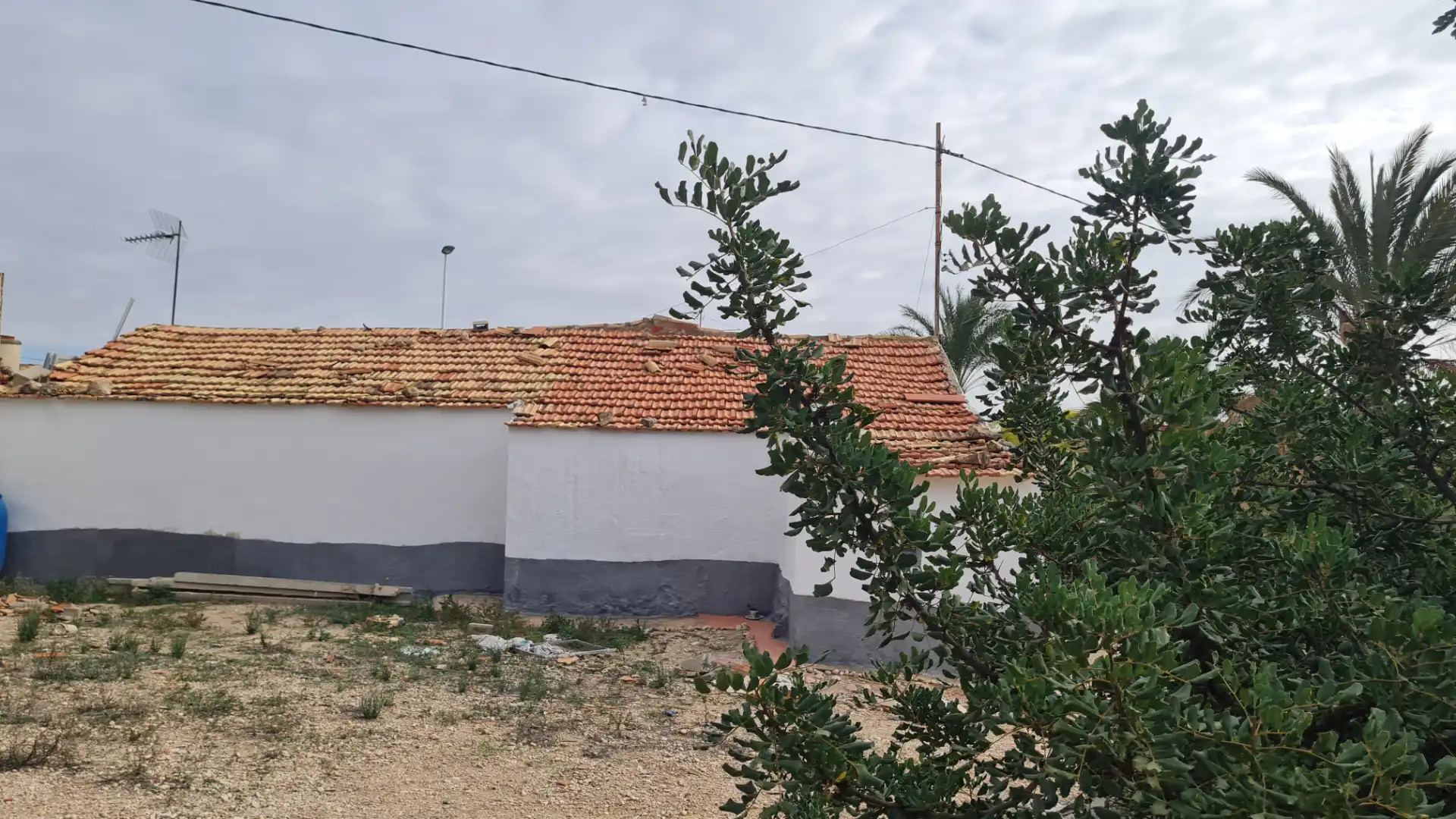 Vista exterior de Casa o xalet en venda en Elche / Elx amb Jardí privat, Traster i Moblat