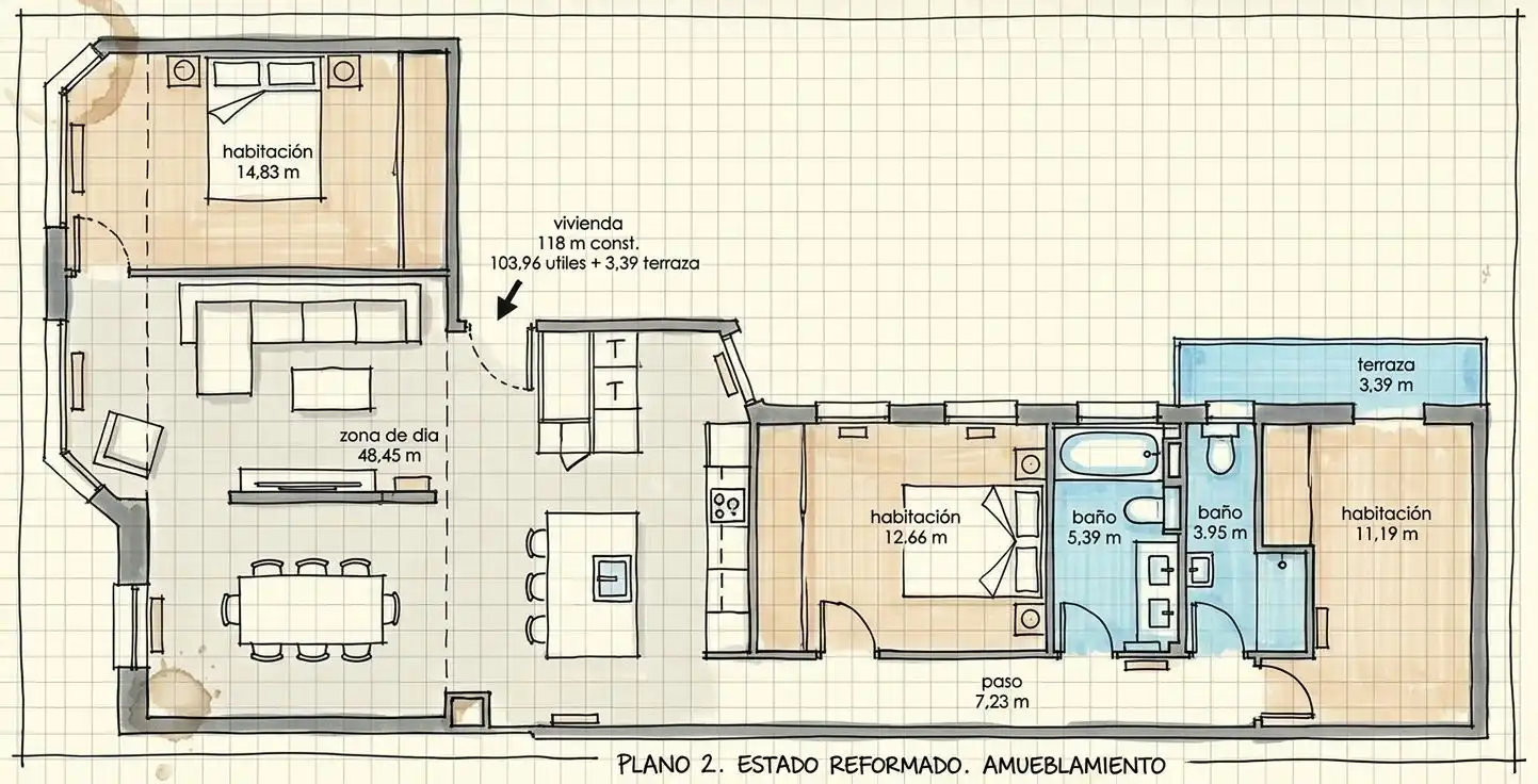 Appartamento con ascensore in vendita a Centro Ciudad